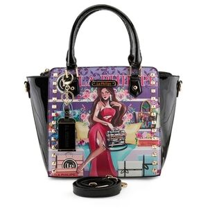 La Philipe Satchel Handbag - Womens Purse - Large - NWT - PU Leather